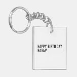 Happy birth day  Ragav  Acrylic Keychains