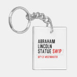 abraham lincoln statue  Acrylic Keychains