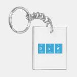 DaW  Acrylic Keychains