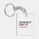 Stefan Bailey Street  Acrylic Keychains