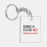 george iv statue  Acrylic Keychains