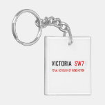 Victoria   Acrylic Keychains