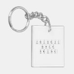 Periodic
 Table
 Writer  Acrylic Keychains