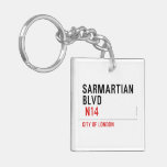sarmartian blvd   Acrylic Keychains