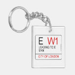 E   Acrylic Keychains