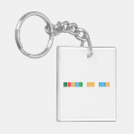 Growth On MAP  Acrylic Keychains