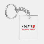 Highgate  Acrylic Keychains