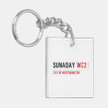 sunaday  Acrylic Keychains