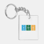 VERO  Acrylic Keychains