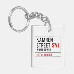 Kamren  Street  Acrylic Keychains