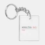 MONALİSA  Acrylic Keychains
