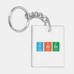 Yates  Acrylic Keychains