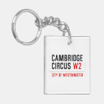 Cambridge Circus  Acrylic Keychains