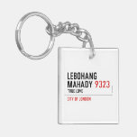 LEBOHANG MAHADY  Acrylic Keychains