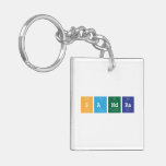 sandra  Acrylic Keychains