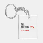 THE  GHERKIN  Acrylic Keychains