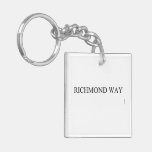 Richmond way   Acrylic Keychains