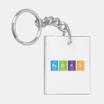 Rubiks  Acrylic Keychains