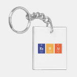 Rahat  Acrylic Keychains