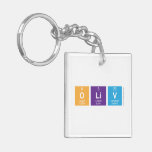 Oliv  Acrylic Keychains