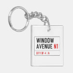 Window Avenue  Acrylic Keychains