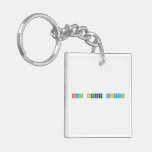 brain hacker festival  Acrylic Keychains