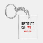 Instituto CEFI  Acrylic Keychains