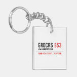 GROCRS  Acrylic Keychains