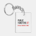 public funsters  Acrylic Keychains