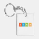 fabio  Acrylic Keychains