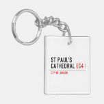 ST PAUL'S CATHEDRAL  Acrylic Keychains