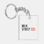 MILK  STREET  Acrylic Keychains