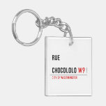 Rue  chocololo  Acrylic Keychains