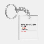 110 collingwood road  Sutton    Acrylic Keychains