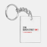 221B BAKER STREET  Acrylic Keychains