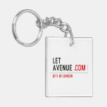 LET  AVENUE  Acrylic Keychains
