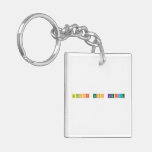 geloof hoop liefde  Acrylic Keychains