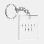 CYCLONE
 POWER  Acrylic Keychains