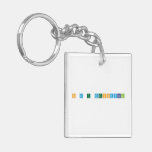 N D T Mechanical   Acrylic Keychains