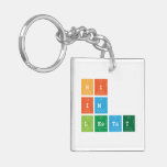 HI 
 IM 
 LESTAT  Acrylic Keychains