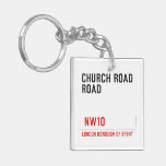 CHURCH ROAD ROAD      Acrylic Keychains