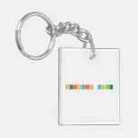 Periodic Table  Acrylic Keychains