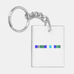 Higgs in space  Acrylic Keychains