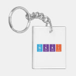 Nikki  Acrylic Keychains