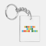 Periodic
 Table
 Writer eldin  Acrylic Keychains