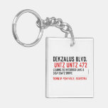 DekZalus Blvd.   Acrylic Keychains
