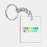 Chemistry 
 Rocks!!  Acrylic Keychains
