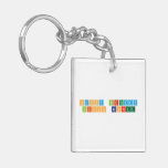 Happy birthday
 Alison Bennett   Acrylic Keychains