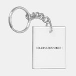 COLLIENATION STREET  Acrylic Keychains