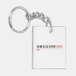 Webb Ellis Street  Acrylic Keychains